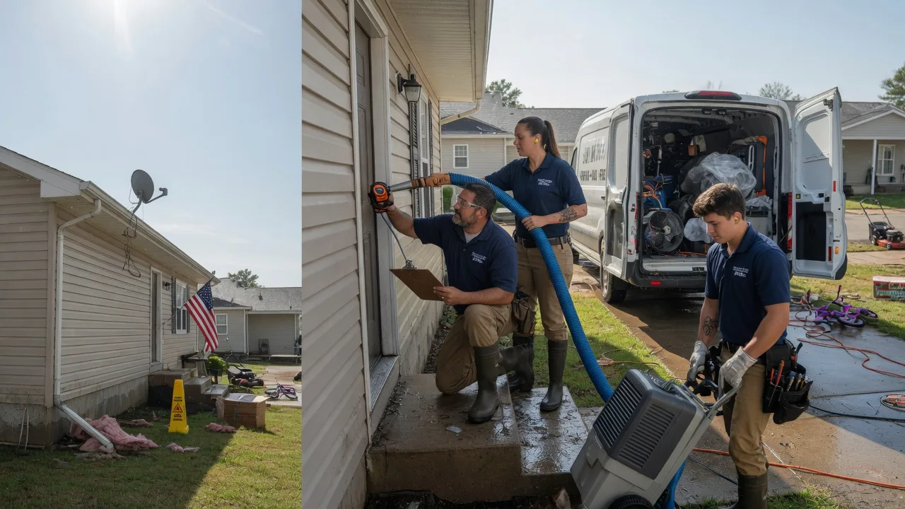 Ceiling Water Damage Restoration in Elmwood, IL near me
